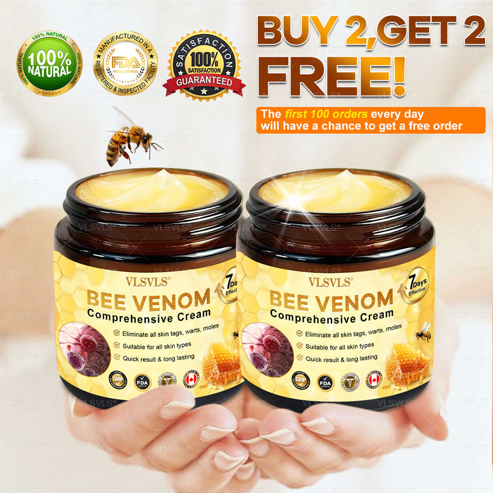 VLSVLS® Bee Venom Comprehensive Cream  🇨🇦🇨🇦LAST DAY 80% OFF🌟 (Sagging Skin, Fine Lines, Loss of Firmness, Flat Bust, Drooping Hips, and More)