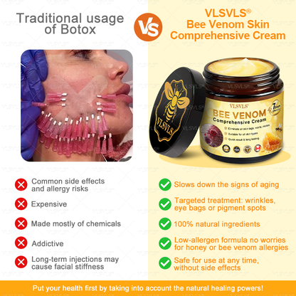 VLSVLS® Bee Venom Comprehensive Cream  🇨🇦🇨🇦LAST DAY 80% OFF🌟 (Sagging Skin, Fine Lines, Loss of Firmness, Flat Bust, Drooping Hips, and More)